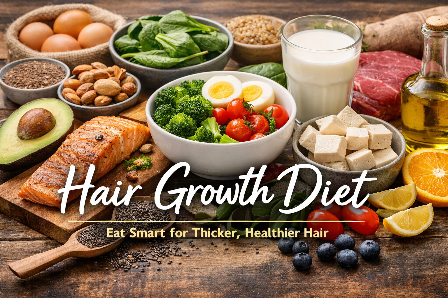 Hair Growth Diet: Your Guide to Eating for Thicker Hair
