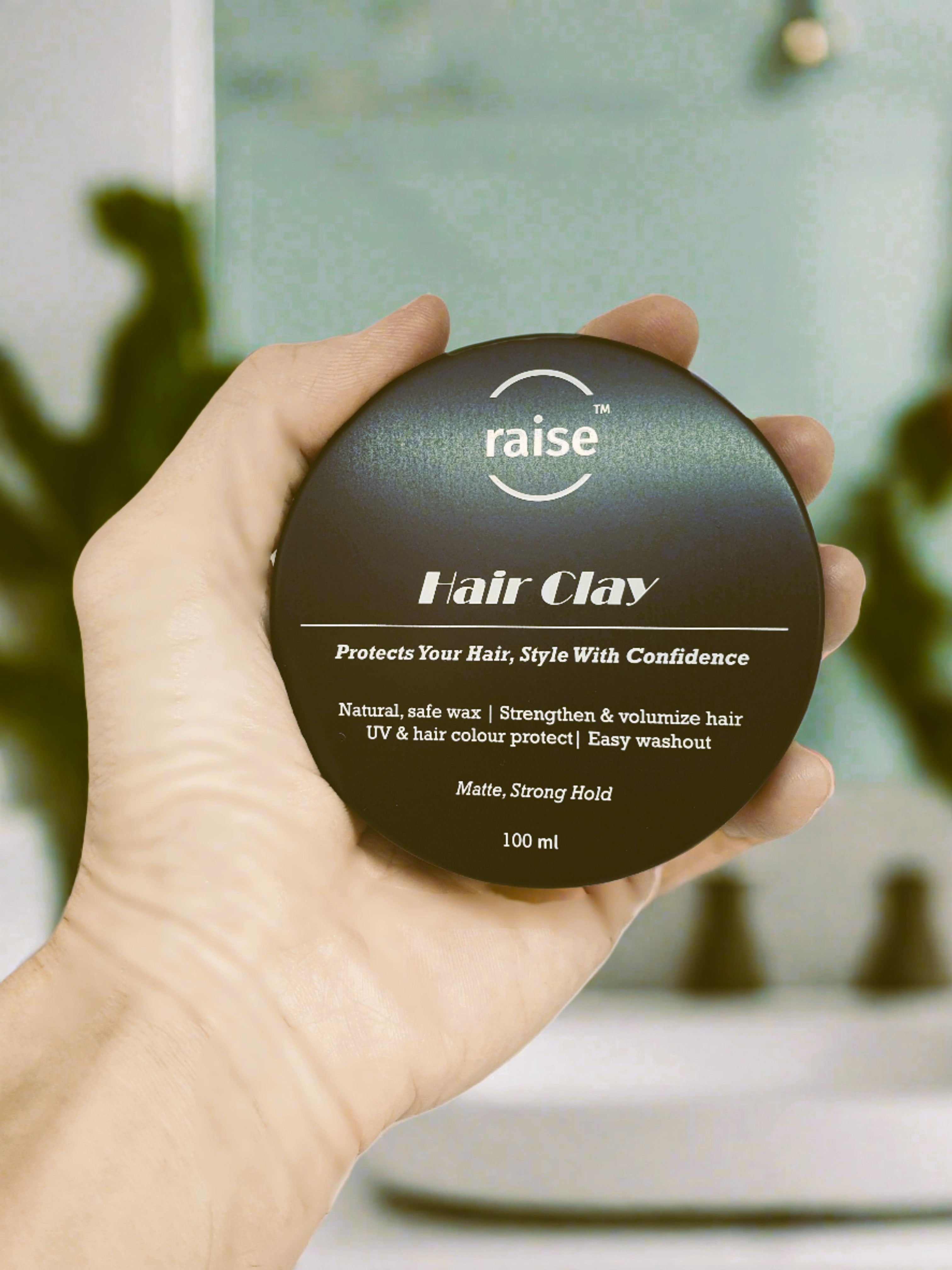 A Hair Styling Clay That Cares And Protects Your Hair, Letting You Style In Confidence | Natural Safe Wax, Korean Herbal Blend Extract, Easy Washout