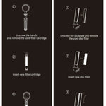 Filtered Showerhead Disc Filter | Clean Water For Healthy Hair
