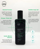 Raise Hair Fall Control Shampoo | Slow Down Hair Loss, Promote Hair Growth | Patented Formulas