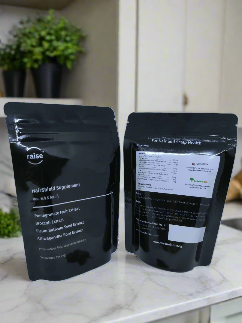 Supplements for hair and scalp health, supports hair growth and tackles hair loss