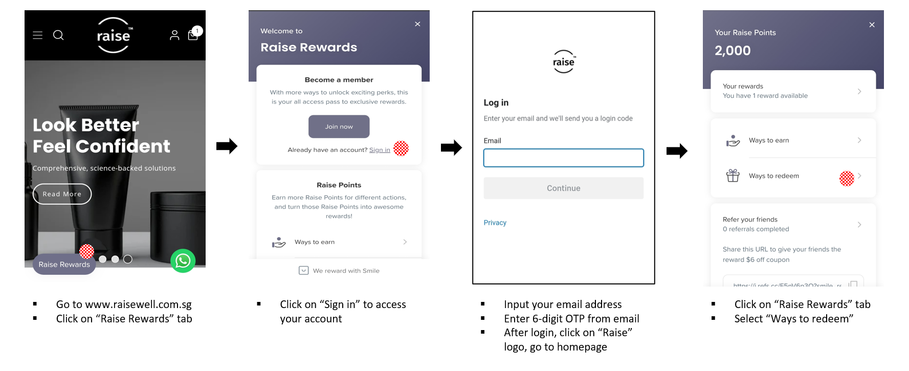 Raise Rewards | Use your Raise Points to offset your next purchase