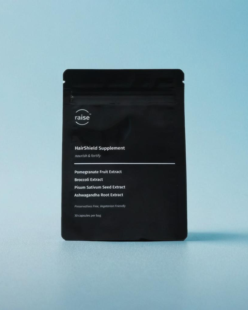 Raise HairShield Supplement - your daily support for a fuller, thicker, and vibrantly healthy head of hair